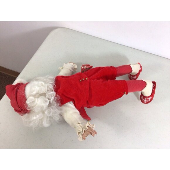 Danbury Mint Porcelain Santa Claus at his Workbench Doll 20" Figurine Figure - Picture 2 of 5